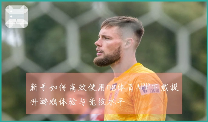新手如何高效使用ng体育APP下载提升游戏体验与竞技水平